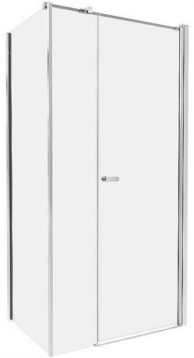 Душевой уголок New Trendy New Soleo Chrome 100х70 K-0631 профиль Хром стекло прозрачное
