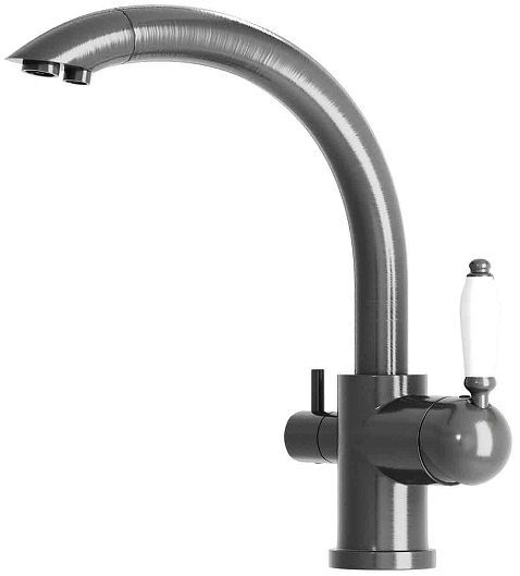 Смеситель для кухни Seaman Barcelone SSL-5382-GL цвет Светлая оружейная сталь