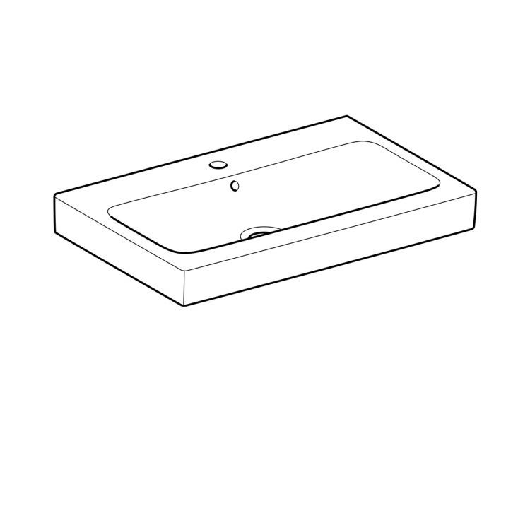 Раковина Geberit iCon, 124075000