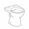 Напольный унитаз безободковый Geberit Renova Rimfree®, глубина 49 см, горизонтальный выпуск   [500.480.01.2]