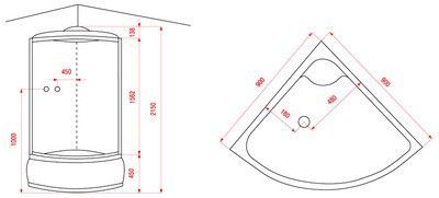 Душевая кабина Arcus AS-103 Душевая кабина Arcus AS-103