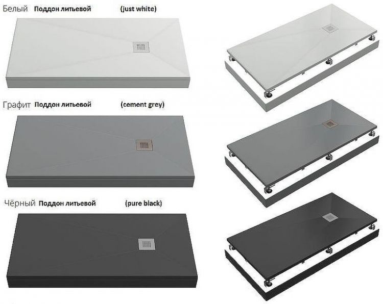 Душевой поддон из искусственного камня Creto Ares 120x90 1-0036 Белый Душевой поддон из искусственного камня Creto Ares 120x90 1-0036 Белый