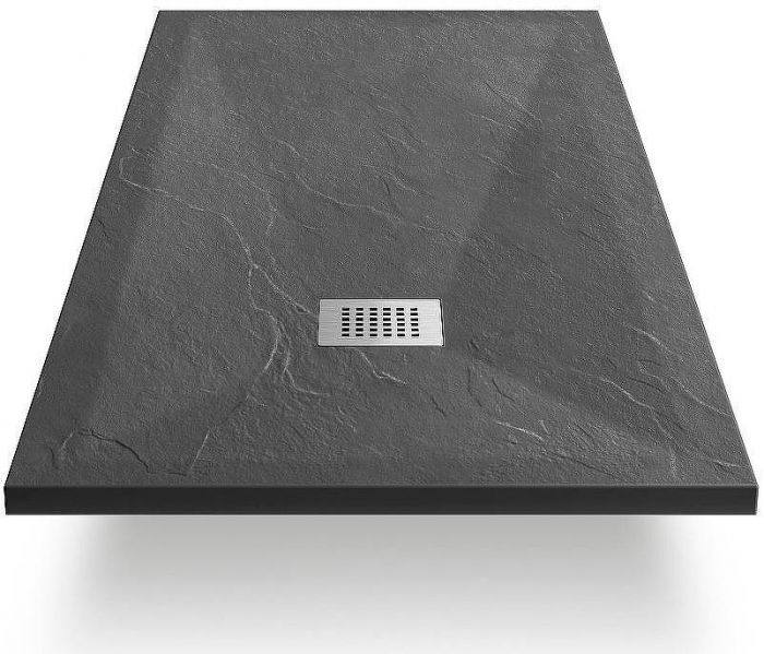 Душевой поддон из искусственного камня Grossman Strong 100x80 GR-S280100Q Графит