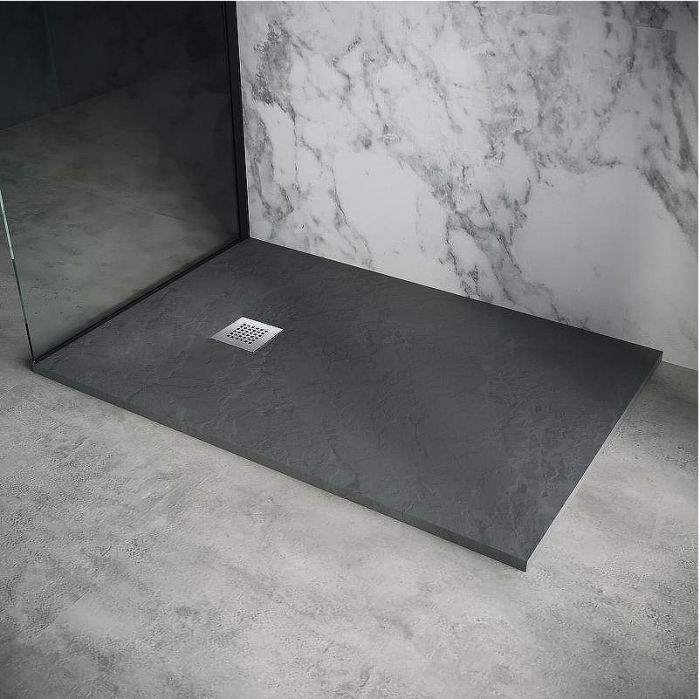 Душевой поддон из искусственного камня Grossman Strong 100x80 GR-S280100Q Графит