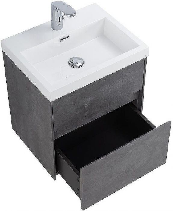 Тумба под раковину BelBagno Pietra Mini 50 PIETRA MINI-500AS-2C-SO-SCM подвесная Stucco Cemento