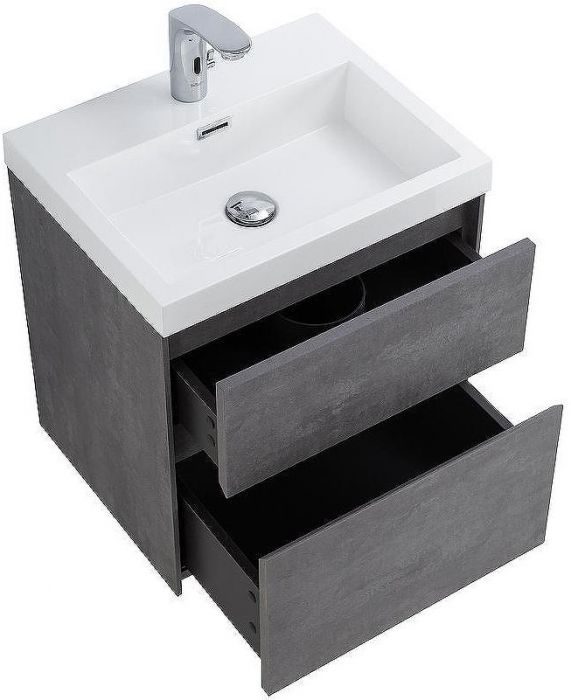 Тумба под раковину BelBagno Pietra Mini 50 PIETRA MINI-500AS-2C-SO-SCM подвесная Stucco Cemento