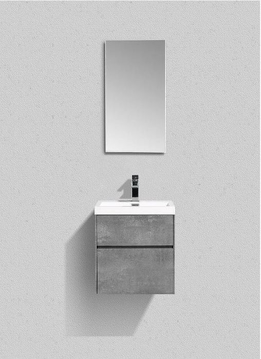 Тумба под раковину BelBagno Pietra Mini 50 PIETRA MINI-500AS-2C-SO-SCM подвесная Stucco Cemento