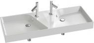 Раковина Jacob Delafon Rythmik 120 EXM112-00 двойная Белый