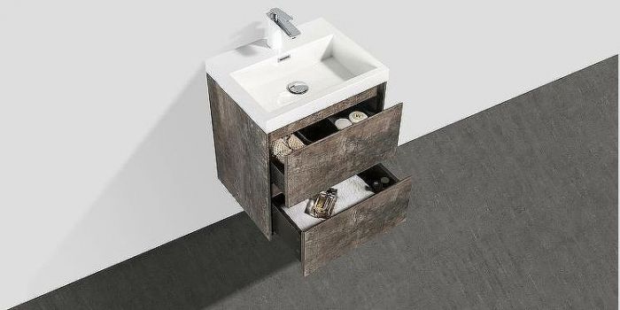 Тумба под раковину BelBagno Pietra Mini 50 PIETRA MINI-500-2C-SO-PT подвесная Stone
