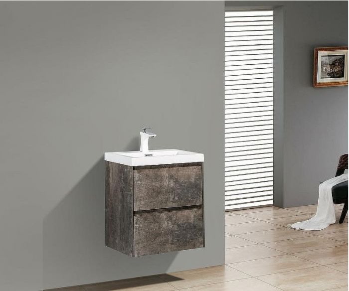 Тумба под раковину BelBagno Pietra Mini 50 PIETRA MINI-500-2C-SO-PT подвесная Stone