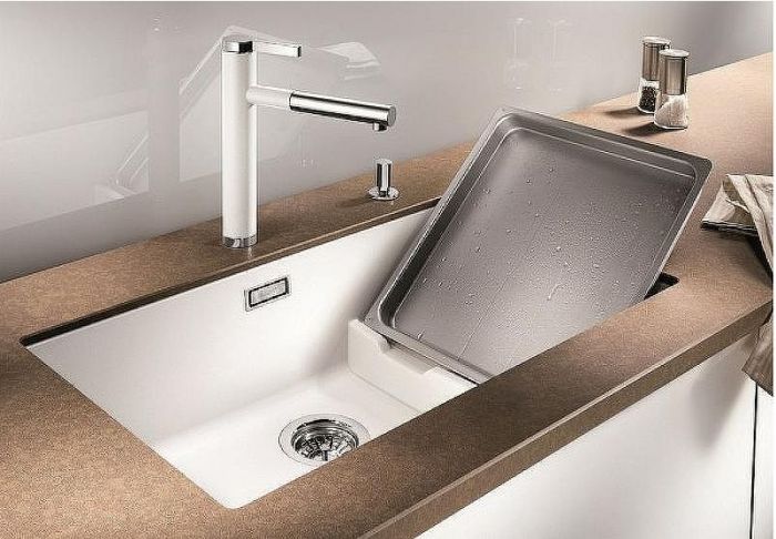 Кухонная мойка Blanco Subline 700-U Level 523539 Темная скала