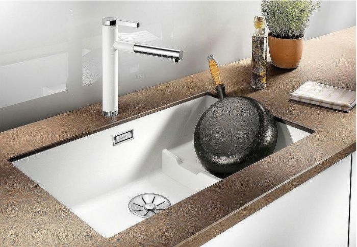 Кухонная мойка Blanco Subline 700-U Level 523539 Темная скала