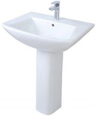 Раковина Creo Ceramique Tours TO3000N+T03010N Белая