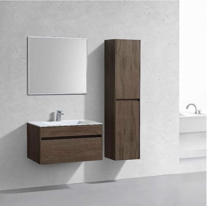 Тумба под раковину Vincea Chiara 80 VMC-2C800RO подвесная R.Oak