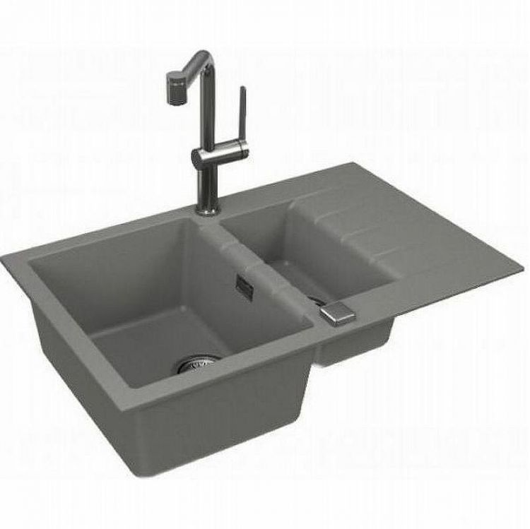 Кухонная мойка Alveus Granital Cadit 70 Concrete G81 790x500 1131360 Бетон