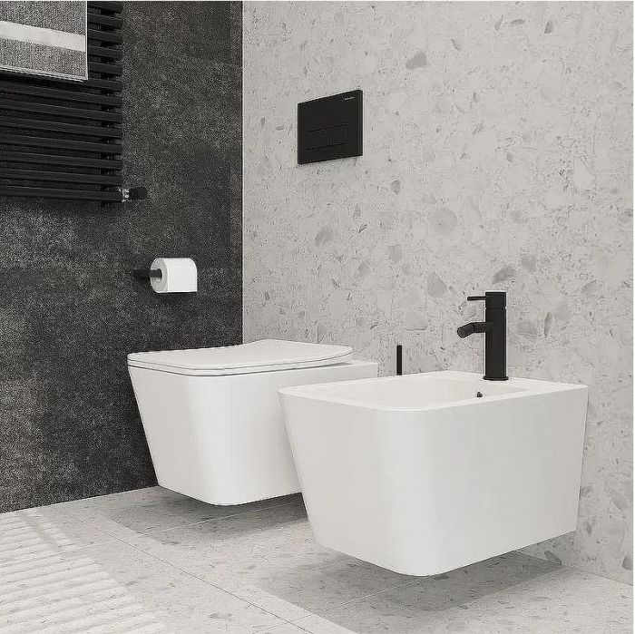 Биде Aqueduto Macio MAC0320 подвесное Белое матовое