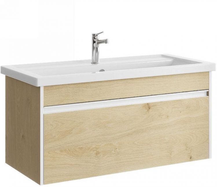 Тумба под раковину Aqwella Urban 100 URB0110DD подвесная Дуб Давос