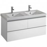 Тумба под раковину Jacob Delafon Odeon Up 117 см EB892-G1C, белый блестящий лак