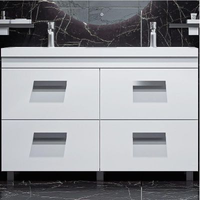 Тумба под раковину Velvex Orlando 120 tn.ORL.CLA.120.4Y Белая матовая