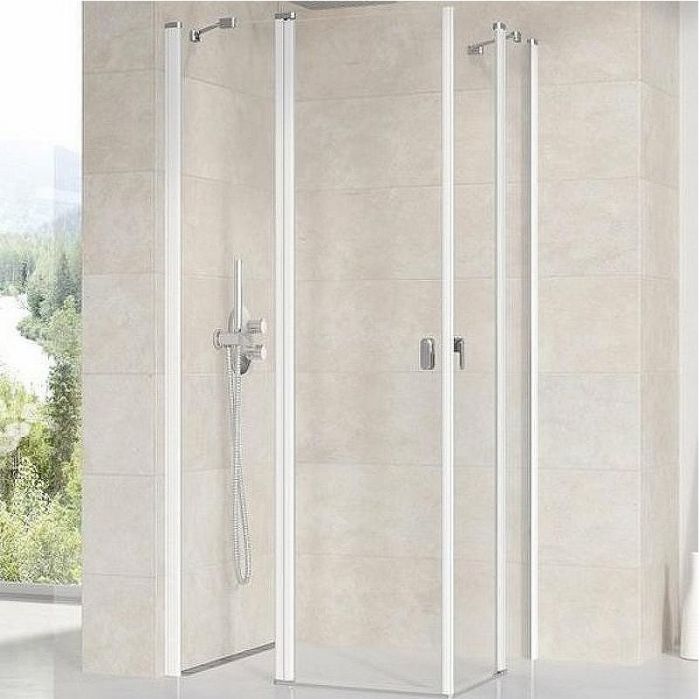 Душевая дверь Ravak Chrome CRV2-110 1QVD0100Z1 профиль Белый стекло Transparent