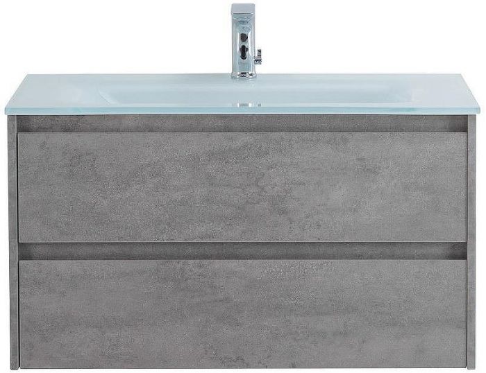 Тумба под раковину BelBagno Kraft 100 KRAFT-1000-2C-SO-CG подвесная Cemento Grigio