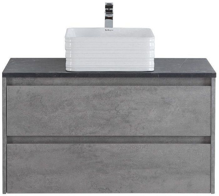 Тумба под раковину BelBagno Kraft 100 KRAFT-1000-2C-SO-CG подвесная Cemento Grigio