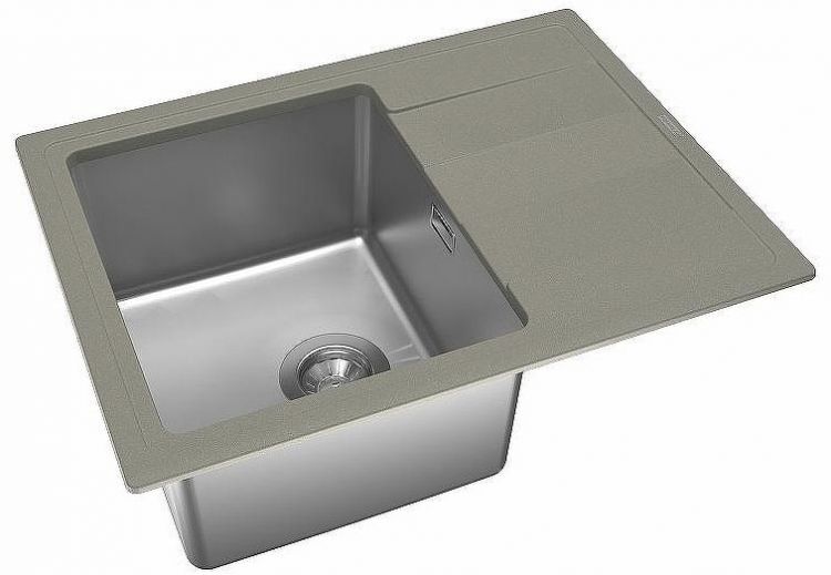 Кухонная мойка Florentina Комби-650 21.390.B0650.305 Грей