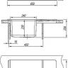 Кухонная мойка Florentina Комби-650 21.390.B0650.305 Грей