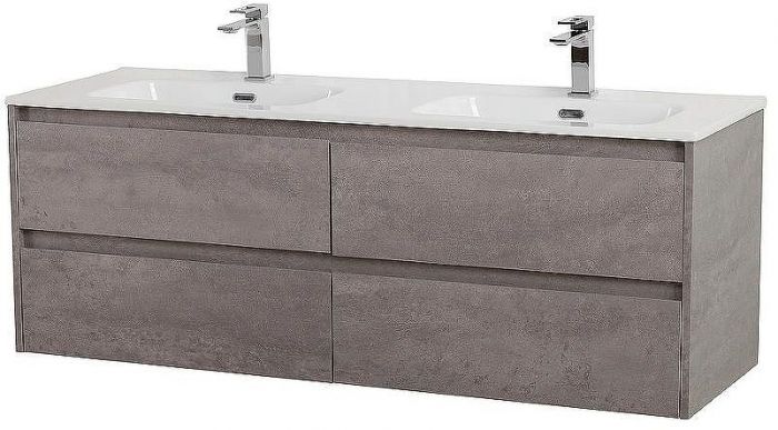 Тумба под раковину BelBagno Kraft 120 KRAFT-1200-4C-SO-2-CG подвесная Cemento Grigio