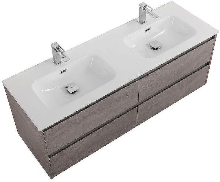 Тумба под раковину BelBagno Kraft 120 KRAFT-1200-4C-SO-2-CG подвесная Cemento Grigio