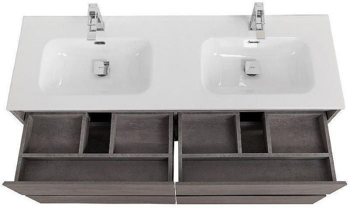 Тумба под раковину BelBagno Kraft 120 KRAFT-1200-4C-SO-2-CG подвесная Cemento Grigio