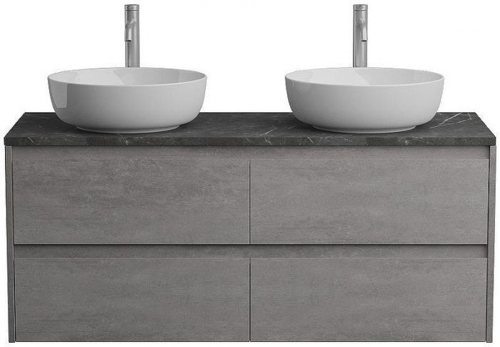 Тумба под раковину BelBagno Kraft 120 KRAFT-1200-4C-SO-2-CG подвесная Cemento Grigio