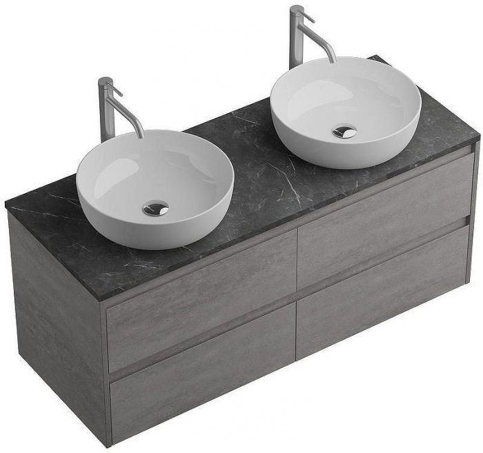 Тумба под раковину BelBagno Kraft 120 KRAFT-1200-4C-SO-2-CG подвесная Cemento Grigio