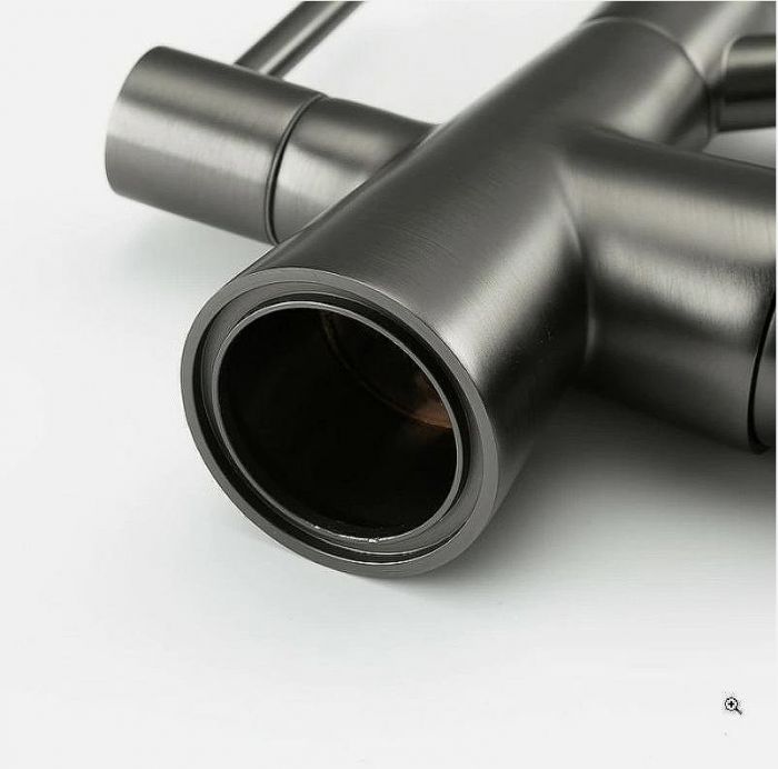 Смеситель для кухни Gappo G4398-19 Графит Черный