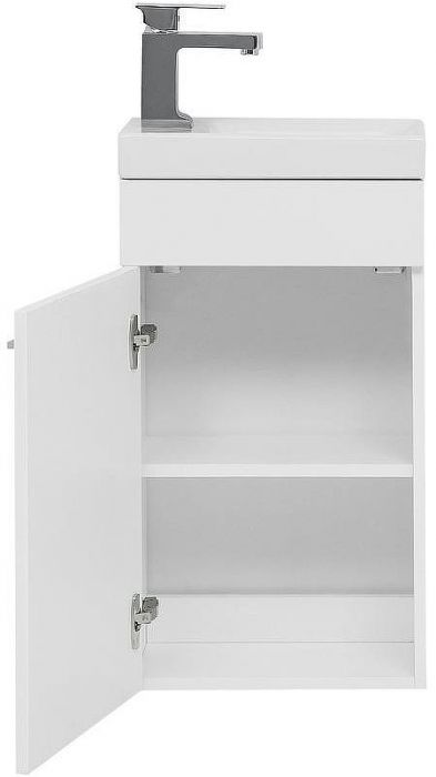 Тумба с раковиной Aquanet Нота 40 L 254044 подвесная Белая