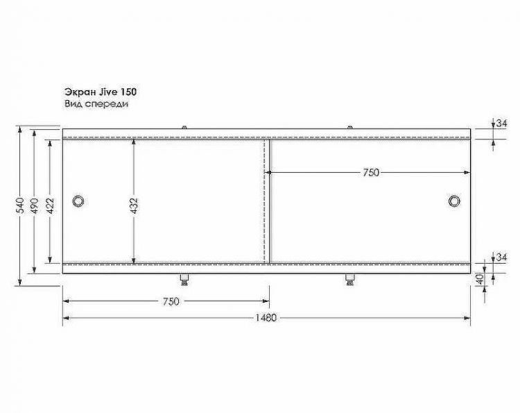 Фронтальная панель для ванны Melodia della vita Jive 150 MBSJ15001 Белая Фронтальная панель для ванны Melodia della vita Jive 150 MBSJ15001 Белая