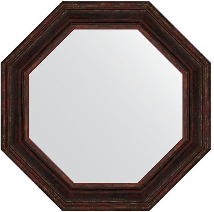 Зеркало Evoform Octagon 74х74 BY 7371 в багетной раме - Темный прованс 99
