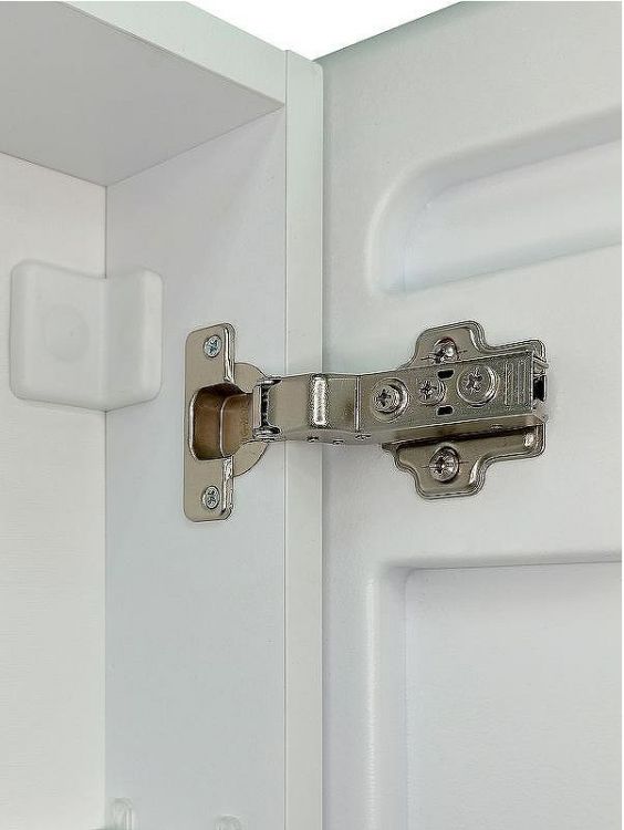 Зеркальный шкаф Reflexion Cube 800х800 RF2213CB с подсветкой Белый матовый