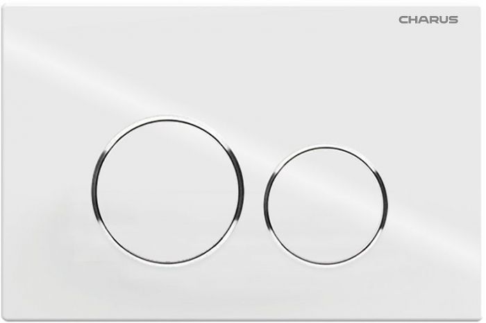 Клавиша смыва Charus Spazio FP.330.11.01 цвет Белый глянцевый