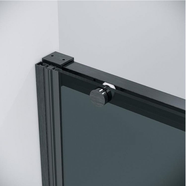 Душевая дверь Grossman Galaxy 110 100.K33.01.110.42.10 профиль Графит сатин стекло тонированное