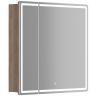 Зеркальный шкаф SANCOS Mirror 790x150х740 мм, с LED подсветкой, MI80EG