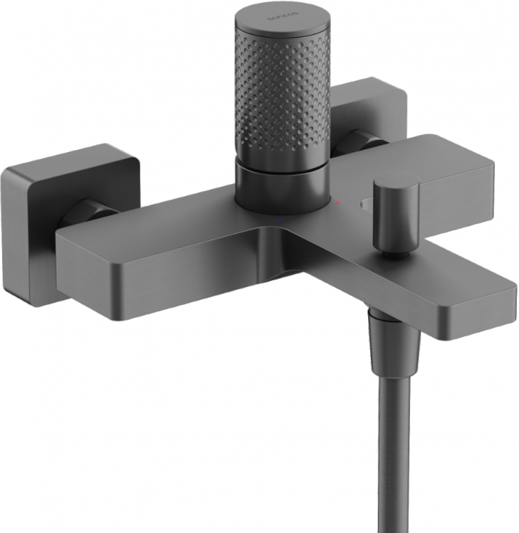 Смеситель для ванны с душем SANCOS Nexus, вороненая сталь, SC9014GG Смеситель для ванны с душем SANCOS Nexus, вороненая сталь, SC9014GG