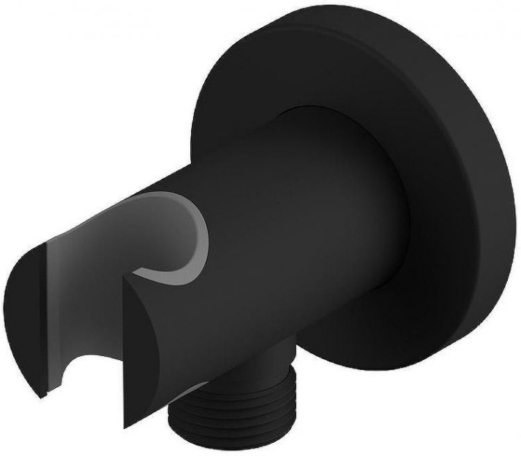 Душевая система Whitecross Y black YSET08TOPBL с термостатом Черная матовая