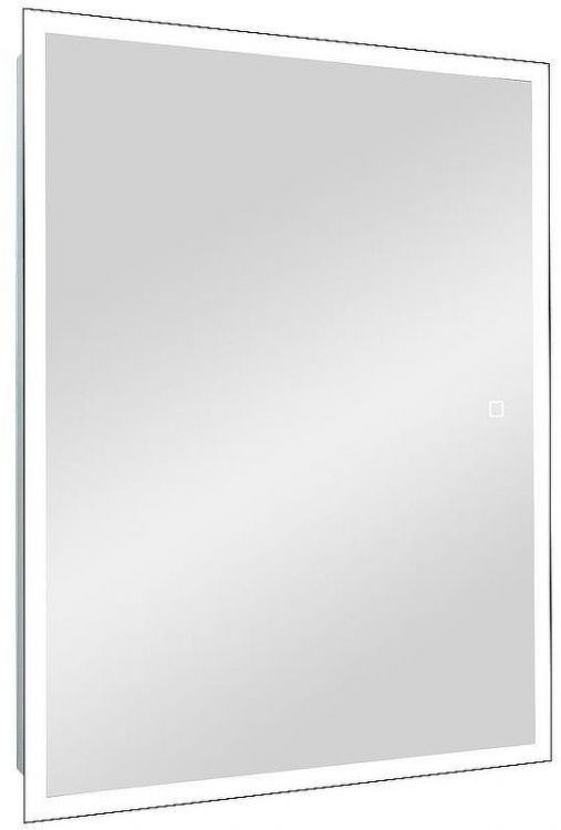 Зеркальный шкаф Reflexion Cube 500х800 RF2218CB с подсветкой Белый матовый