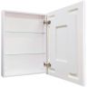 Зеркальный шкаф Reflexion Cube 500х800 RF2218CB с подсветкой Белый матовый