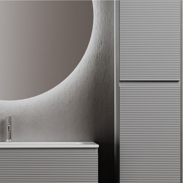 Тумба подвесная SANCOS под раковину Folk, Ergraut soft 995х445х500, FL100ES