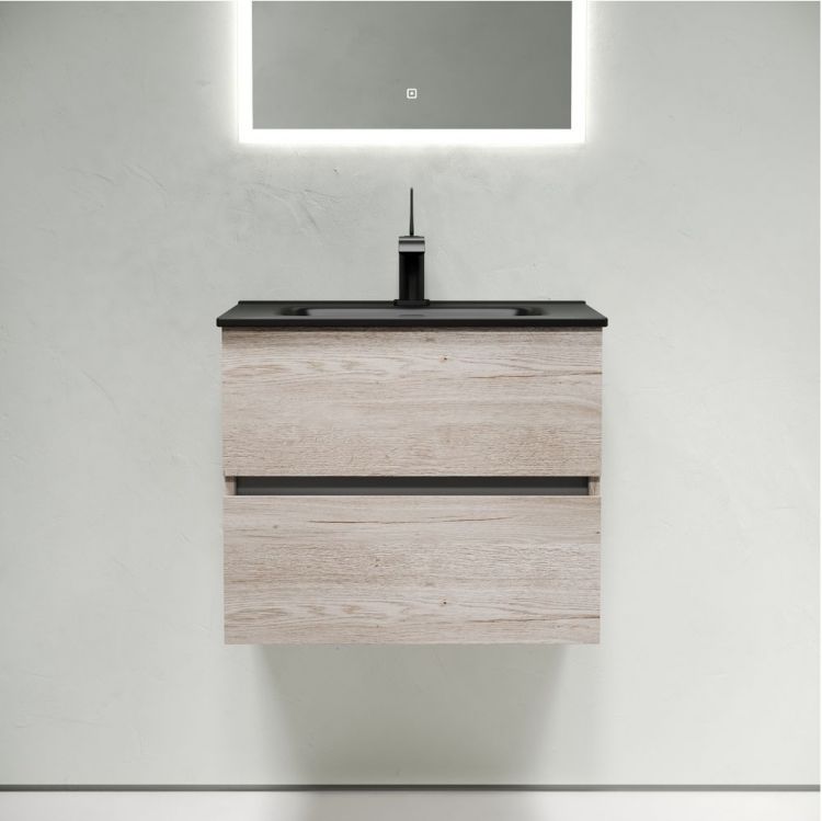 Тумба подвесная SANCOS под раковину Urban, дуб галифакс натуральный 590х450х550, UR60EG