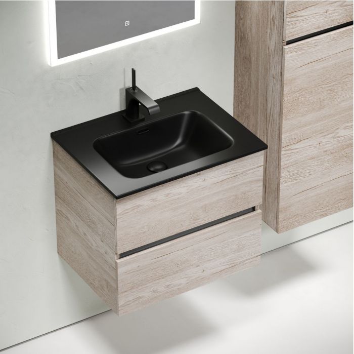 Тумба подвесная SANCOS под раковину Urban, дуб галифакс натуральный 590х450х550, UR60EG