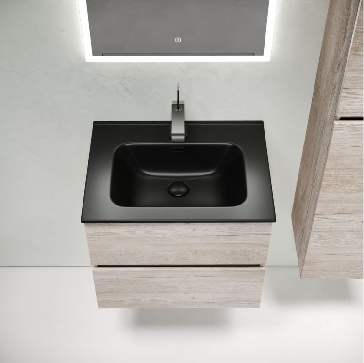 Тумба подвесная SANCOS под раковину Urban, дуб галифакс натуральный 590х450х550, UR60EG