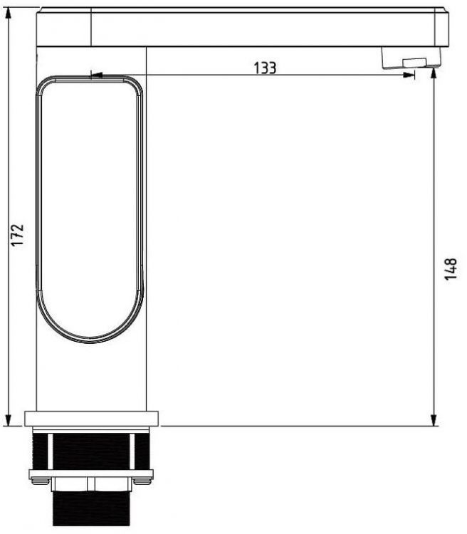 Смеситель для раковины Savol S-600716 цвет Хром Смеситель для раковины Savol S-600716 цвет Хром